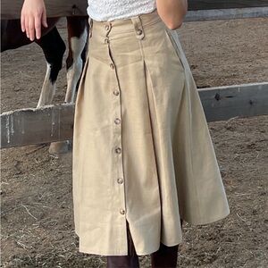 Sezane Beige Skirt